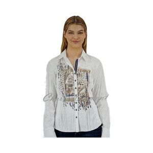 JUST WHITE BLOUSE.